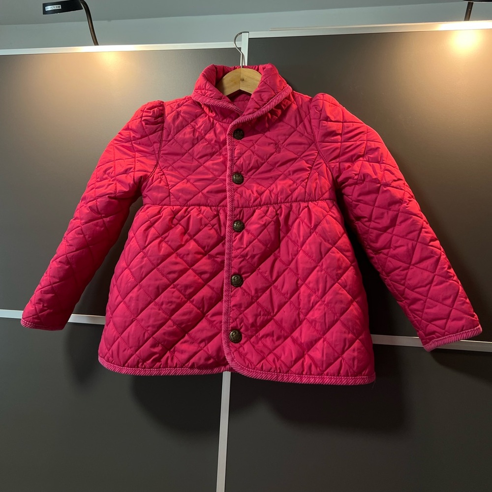 Ralph Lauren Quilted Peplum Barn Jacket 5